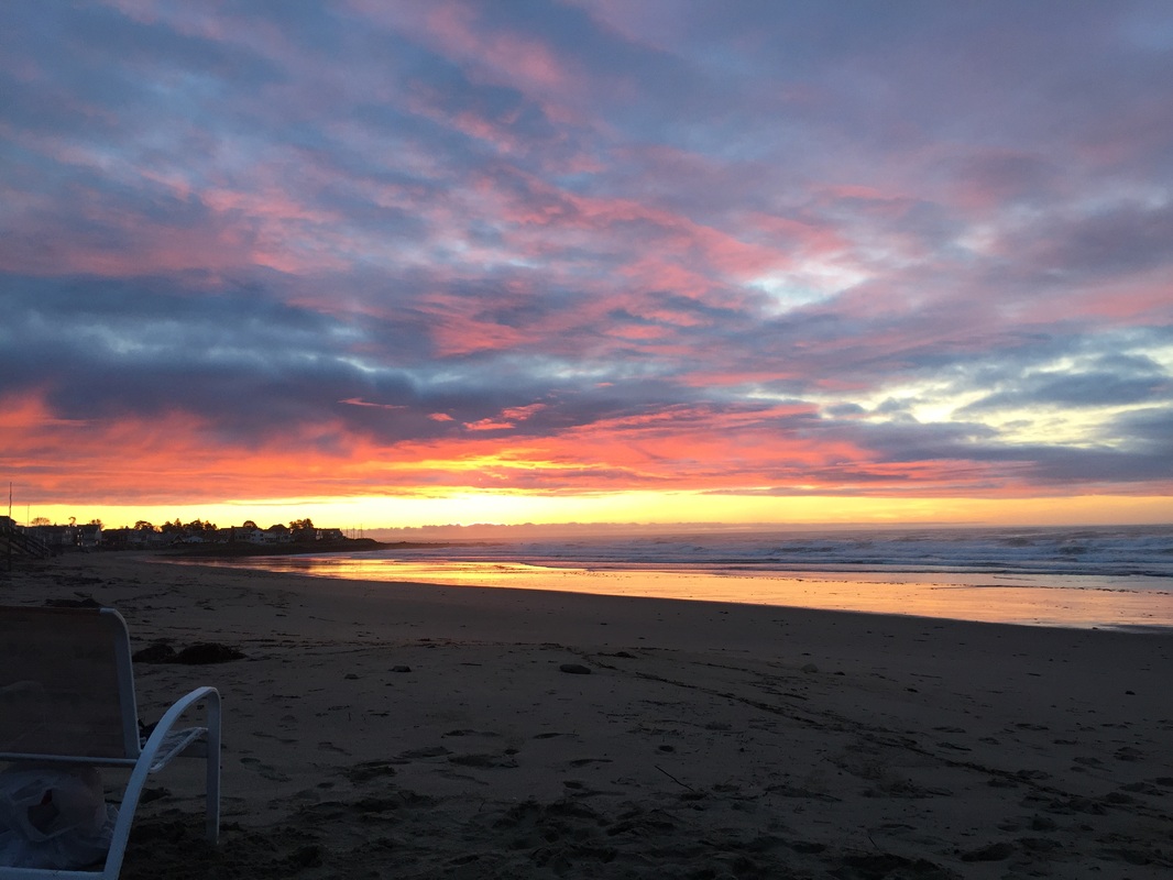 View spectacular sunrises to inspire your day on the beach in Southern Maine.