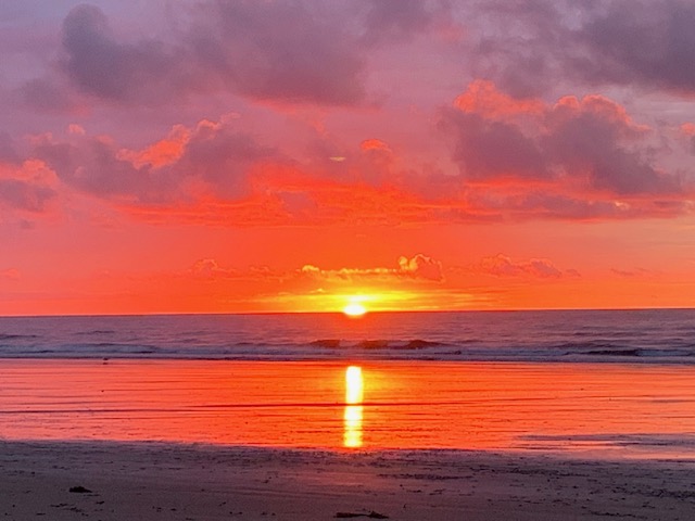 Your view of the sunrise from Withrows on the Beach. Come visit us!