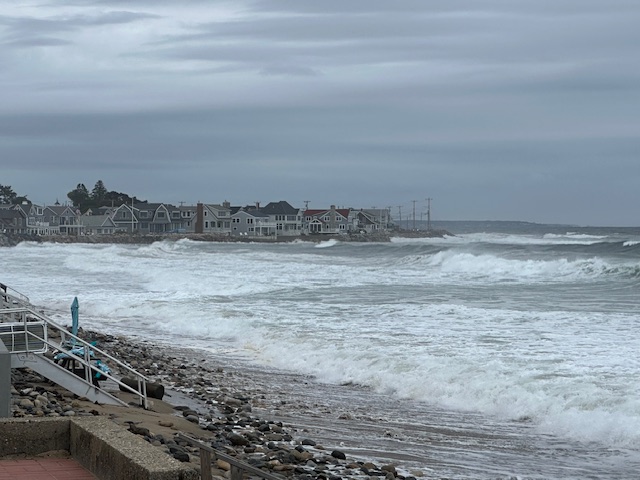 The ocean will provide hours of entertainment as it's fury is on full display.